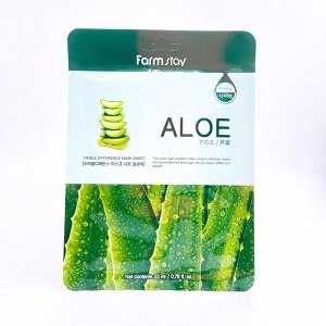 Farm Stay FarmStay Тканевая маска с экстрактом Алоэ Visible Difference Mask Sheet Aloe , 23мл