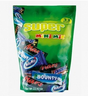 Набор шоколадных конфет Super Minis Mix Travel Edition 650гр