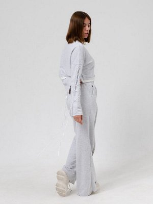 Костюм женский LACE (серый,шнурок) качество ЛЮКС