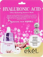 Ekel Маска тканевая для лица с гиалуроновой кислотой Mask Hyaluronic Acid Ultra Hydrating Essence, 25 мл