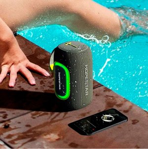 Портативная беспроводная колонка Hopestar P65 Bass 20W, IPX6, 3000 mAh (Bluetooth, TWS, MP3, AUX, Mic)
