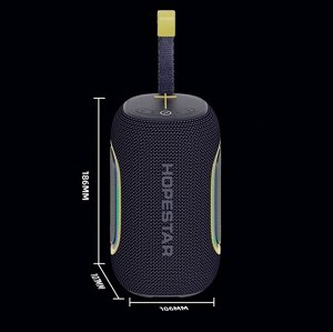 Портативная беспроводная колонка Hopestar P65 Bass 20W, IPX6, 3000 mAh (Bluetooth, TWS, MP3, AUX, Mic)