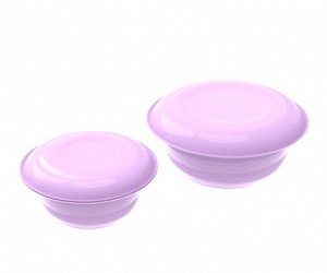 Набор мисок с тарелками-крышками №3 (6 предметов)
