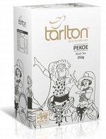 Чай Тарлтон Tarlton листовой черный ПЕКОЕ 100г (картон)