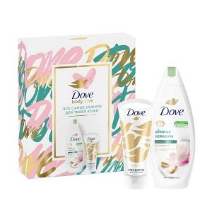 DOVE подарочный набор ПОДАРИ НЕЖНОСТЬ 2023 гель для душа и крем для рук 250+50 мл