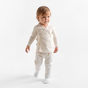 Комплект детский (кофта и штаны) MINAKU, цвет молочный, рост
