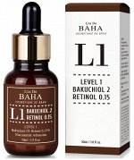Омолаживающая сыворотка с бакучиолом и ретинолом Cos De BAHA L1 Bakuchiol &amp; Retinol Serum, 30мл