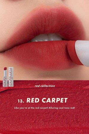 Легкая матовая помада в холодном оттенке красного Zero Matte Lipstick 13 Red Carpet