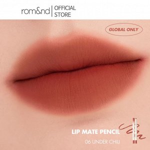 Матовый карандаш для губ в красном оттенке Lip Mate Pencil 06 Under Chili