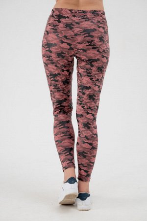 Легинсы женские из вискозы Fitness коралловый макси