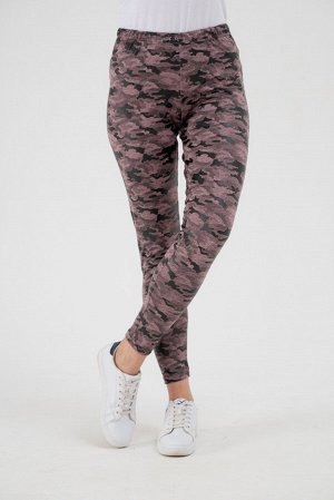 Легинсы женские из вискозы Fitness коричневый