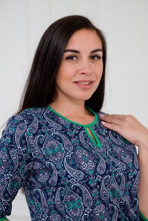 Кофта женская из милано Анфиса огурцы
