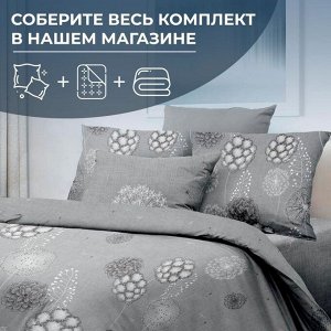 Пододеяльник 1,5-спальный, бязь ГОСТ (220) (Данте, серый)