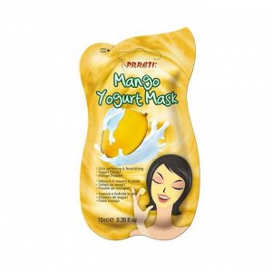 Йогуртовая маска для лица с экстрактом манго "Prreti Yogurt Mask" 10 мл / 576