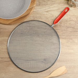 Экран от брызг Доляна, d=29 см, с ручкой