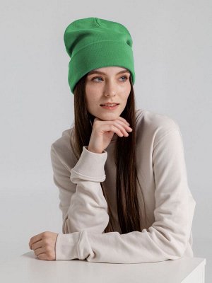 Шапка женская цвет изумрудный