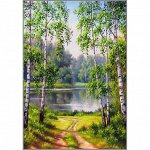 Алмазная мозаика Из рощи 29.5x20.5см, 30 цветов