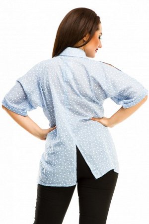 Блуза Материал: лен-коттон 

Длина рукава по внутр.шву: 22см 
Длина по спинке : 72см
