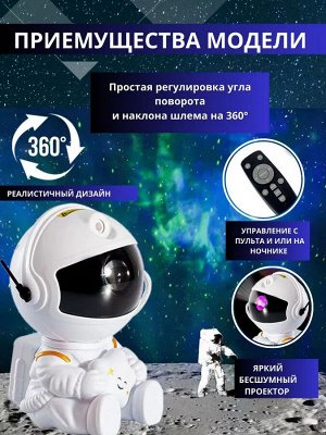 Ночник-проектор Космонавт Astronaut Nebula Projector
