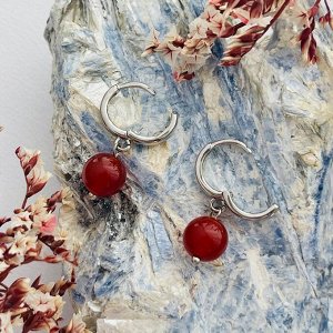 Серьги с Сердоликом
