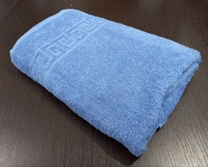 Махровое полотенце 100*150 см хлопок цвет Парижский синий