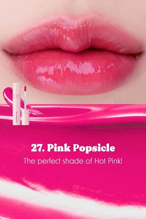 Стойкий глянцевый тинт для губ с оттенком розового леденца Lasting Tint 27 Pink Popsicle