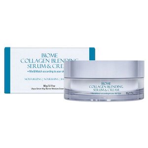 Увлажняющие крем и сыворотка для лица Prreti Biome Collagen Blending Serum&Cream, 90гр