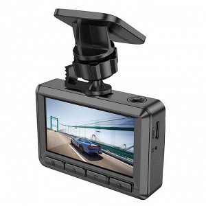 Автомобильный видеорегистратор с дисплеем Hoco DV2 Driving recorder with display