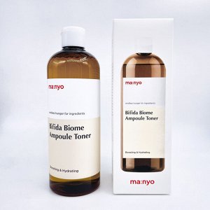 Manyo  Ампульный укрепляющий тонер с бифидобактериями Bifida Biome Ampoule Toner, 400 мл