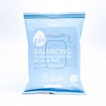 Диски-ремуверы для быстрого снятия макияжа с губ и глаз PRRETI PH Balancing Hyaluronic Lip and Eye Remover Pads, 30 шт.