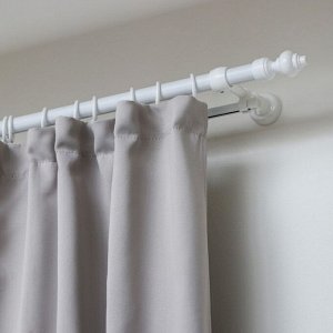 Карниз двухрядный, 160 см, цвет белый