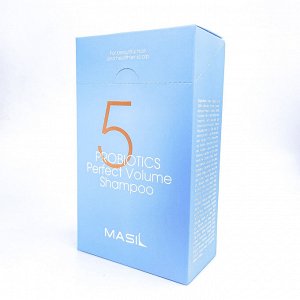 Masil Шампунь для объема и блеска волос с пробиотиками 5 Probiotics Perfect Volume Shampoo, 20 шт. x  8 мл