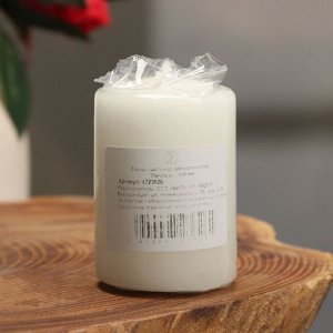 Свеча - цилиндр ароматическая "Ландыш", 4х6 см