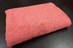 Полотенце махровое Жаккард 70*140 см цвет Фантазийный коралл