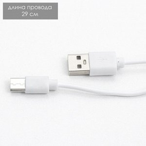 BayerLux Бра с датчиком движения &quot;Луч&quot; LED 1Вт АКБ (250Mah) USB 20х4х0,9 см