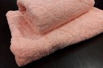 Полотенце махровое Жаккард 50*100 см цвет Персиковый нектар