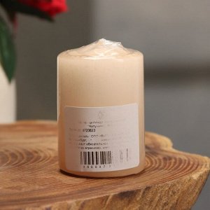 Свеча - цилиндр ароматическая "Капучино", 4х6 см