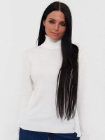 CHIC &amp; CHARISMA / ЖЕНСКИЙ СВИТЕР(Водолазка) Белый