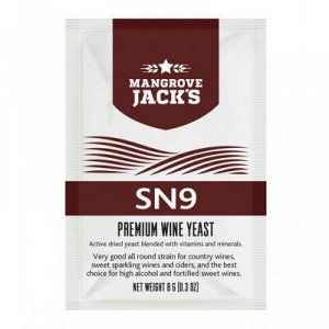 Винные дрожжи Mangrove Jack's "SN9", 8 г (крепкое вино, игристые вина, сидр)