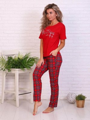 Стефания - пижама красный
