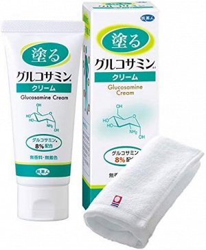 AZUMA Shoji Cream - набор успокаивающего крема с глюкозамином и полотенца