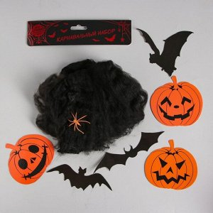 Прикол паутина Halloween на Хеллоуин