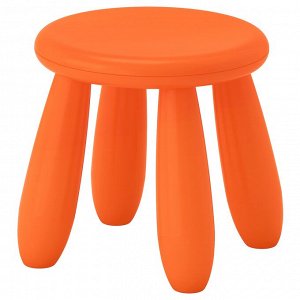 МАММУТ, детский стул, внутренний / уличный / оранжевый,