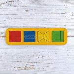 Сложи квадрат, Б.П.Никитин, 4 квадрата, ур.1, 064502