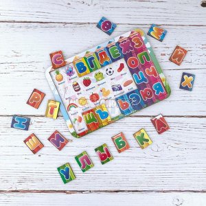 WoodLand Toys Изучаем буквы, цвет., 092207