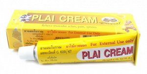 Plai cream Mассажный разогревающий крем на основе корня горного Имбирь (Zingiber officinale) стимулирует кровообращение, обладает антибактериальными, тонизирующими и сосудорасширяющими действиями. Сос