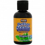 Now Foods, Стевия, жидкий подсластитель, 2 жидких унции (60 мл)