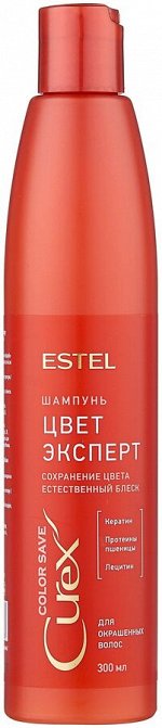 Эстель, Шампунь CUREX Color Save 300мл Цвет-эксперт для окрашенных волос