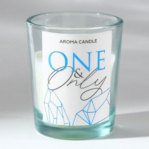 Свеча интерьерная в стакане «Only», аромат жасмин