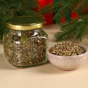 Подарочный набор «Ярких моментов»: травяной чай 25 г., крем-мёд с малиной 120 г.